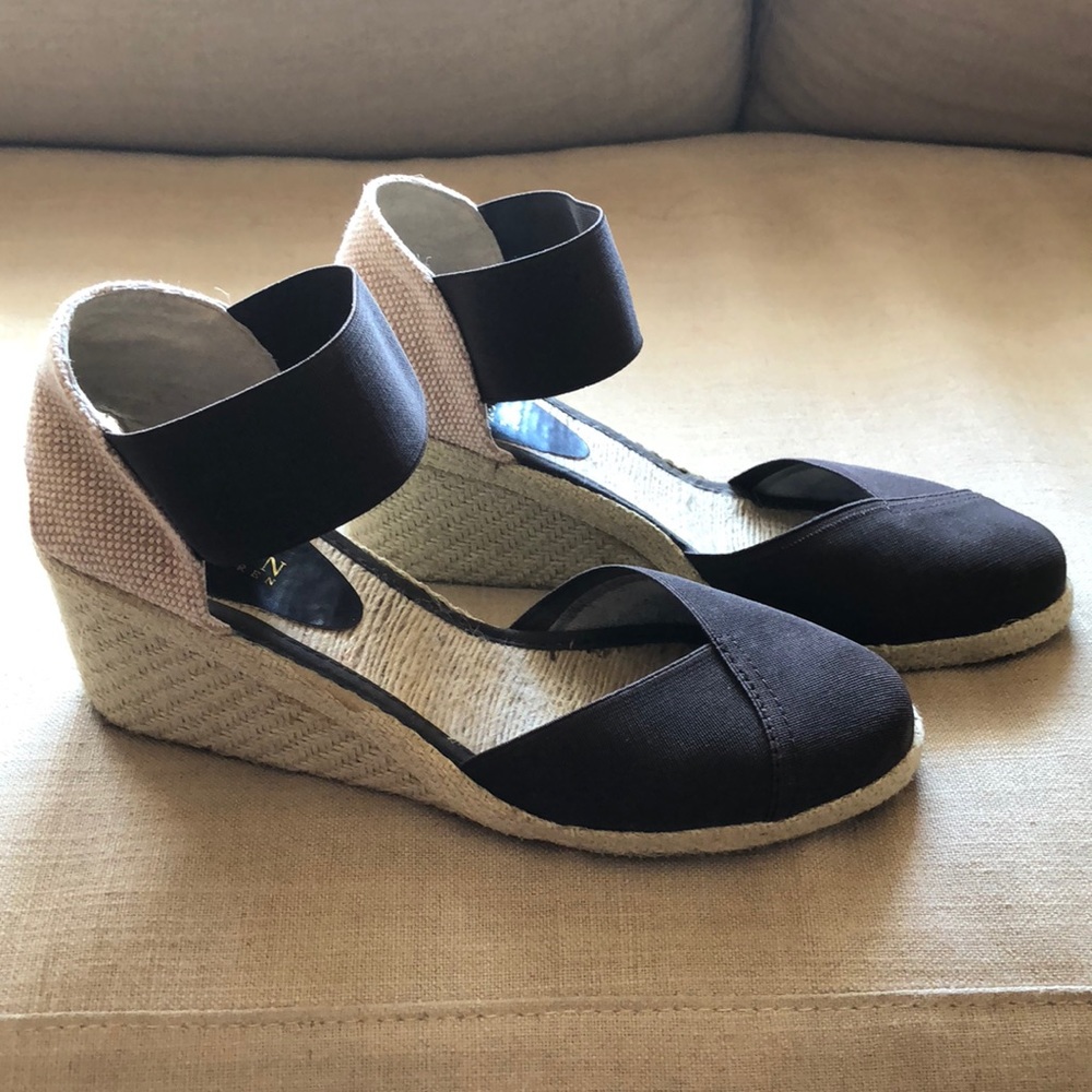 Ralph Lauren wedge espadrilles, size 8
